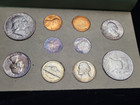 1954 Us Mint Pds Double Mint Set In Ogp   30 Coins Beautiful Toned Set See Pics