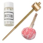 Sword Maintenance Kit Deluxe Japanese Katana Cleaning Set Wood Box And Oil