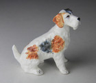 Vintage Porcelain Ceramic Terrier Dog Figurine Made In Japan