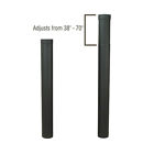 8  Heatfab 38  To 70  Adjustable Black Stovepipe - 2806b