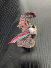 St  George Cross Greek Figure Soldier And Painted Metal Aztec Warrior Soldier