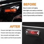 Chrome Side Marker Guard Trim For 2003-2009 Hummer H2 Suv Sut