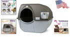 Versatile Grey Self Cleaning Cat Litter Box - No Filters Or Electricity Required