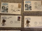 11 Basketball Hof First Day Covers Signed Auto Mikan  Nat Holman  Fagan  Oscar