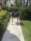 Foldable Tennis Ball Hopper Basket Portable Travel Teaching Cart W wheels   Bag