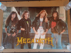 Vintage Megadeth Poster  1990  - 22 1 4 x34  Rust In Peace Era