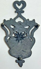 Large Footed Cast Iron Trivet 9x5   heart  Starburst sunburst  Teardrop 