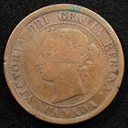 Canada 1 Cent 1876  Coin  Inv h348