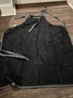Chef Works Urban Collection Bib Apron Black Chambray Custom Two Pocket Men Women