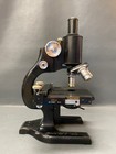 Vintage Spencer American Optical Microscope Ucla Botany W  2 Working Lights Case