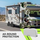  Rv Tire Covers  Dual Axle Wheel Cover  2 Pack  Fits 27  27 -30  2 Pcs Silver