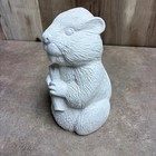 Vtg Gare Mold Hand Cast Ready To Paint Ceramic Bisque Beaver 10 1 4    Tall
