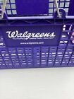 Walgreens Drug Store Vintage Shopping Grocery Basket Metal Handle Pharmacy