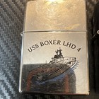 Zippo Lighter Uss Boxer Lhd 4 American Flag Patriotic Design