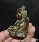 2 8 old Chinese Ancient Dynasty Bronze Inscription Beautiful Woman Statue
