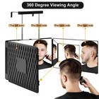 Portable Tri-fold 3 Way Mirror For Self Hair Cut  Haircut Barber Salon Make Up