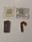 Unactivated Christmas Themed Geocoins - Lot Of 2  Candy Cane   Christmas Tree