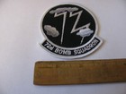 Vintage Usaf  72nd  72d  72  Bomb Squadron   3   Sew On Patch  Rare Version