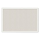 Linen Wrapped Cork Bulletin Board W  Decor Frame Home Office Classroom New