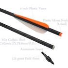 16 18 20 22 Inch Carbon Crossbow Bolts Bio Archery With 4 Inch Vanes Pack Of 12