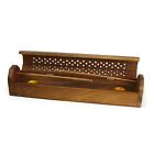 Incense Burner - Wooden Box With Storage - Decorative Jali Cover