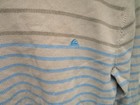 Quiksilver Boys Youth Medium Size 12-14 Long Sleeved Sweater - Gray   Blue
