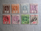 Ceylon  Scott  225-227  229-231  236 240  Used