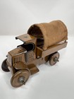 1930s Marx U s  Army Bullnose C-cab F63 Tin Friction Truck Original Canvas Mint