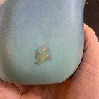 Vintage Van Briggle Art Planter Vase Signed Pottery Ming Turquoise Scalloped 