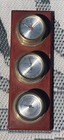 Vintage Schatz Mini Mariner Ship   s Bell Clock   Barometer Set West Germany Brass