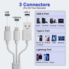 Memory Stick Pro Duo Adapter For Iphone android pc  4 In 3 Card Reader  White