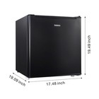 Galanz 1 7 Cu Ft One-door Mini Refrigerator  Black  New