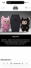 Darc Sport Wolfie Figure Black Plastic Faux Fur Limited Edition Run Of 500