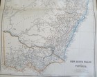 Eastern Australia New South Wales Victoria Melbourne Sydney 1860 Bartholomew Map