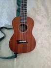 Kmise Tenor Ukulele M10682 Four String Musical Instrument Soft Case Green Strap