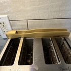 Wood Serving   Toast Tongs  With Matte Finish