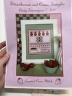 Casey Buonaugurio Strawberries And Cream Sampler 2005 W material And Thread