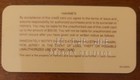 Vintage Hahne s Department Store Credit Charge Card