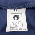 American Heritage Girls Ahg Vest Youth S Navy Iron On Patches Scarf Ring
