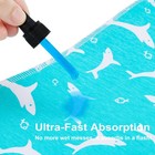 6 Pack 3-layer Cotton Burp Cloths Baby Bibs Large Absorbent Spit Up Rags