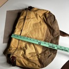 J crew Abingdon Messenger Bag Waxed Canvas Leather Field Satchel Laptop Bag