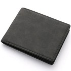 Men s Pu Leather Wallet Bifold Multi Card Holder Coin Pocket Large Capacity