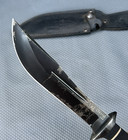 Vintage Sog Creed Fixed Blade Combat Hunting Knife 7 5  Coated Blade - Coat Loss