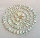 Beach Sea Glass Sea Foam Blue 100 Pieces Genuine Surf-tumbled Mendocino Ca