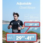 Zelvot Hydration Running Vest M l Black Adjustable Mesh 500ml Flask Nib