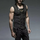 Men s Medieval Renaissance Vest Pirate Costume Gothic Steampunk Viking Waistcoat