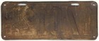 Delaware 1926 License Plate 17-012 Original Paint