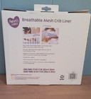 Parent s Choice Breathable Mesh Crib Liner - Grey - Nib 