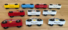 Melissa   Doug Lot 10 Wooden  Cars  Bus  Ice Cream Truck  Emergency Vehicles