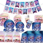 Kpop Demon Hunters Birthday Party Supplies Huntrix Rumi Mira Banner